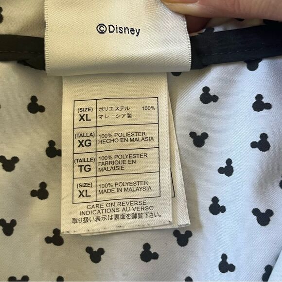 Disneyland Resort Pocketed Hooded Windbreaker with Zipper and Pockets Size XL - Picture 10 of 12